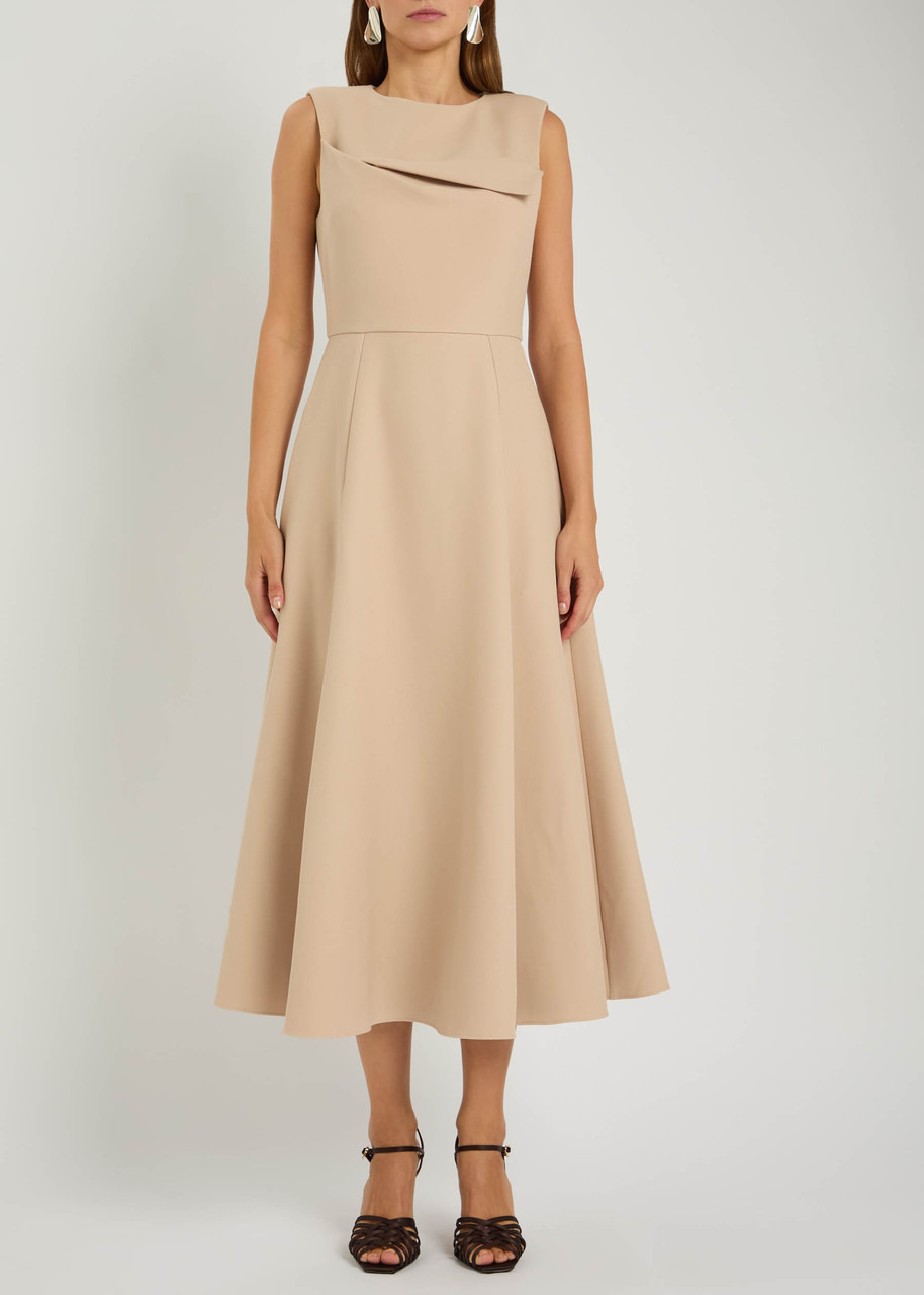Roland Mouret Panelled Crepe Midi Dress - 2