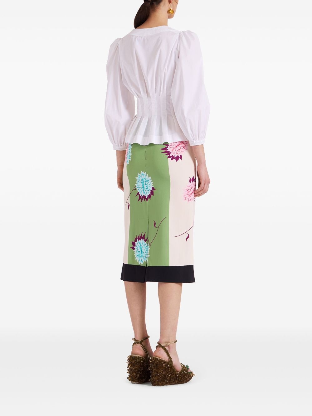 Placée pencil skirt - 3