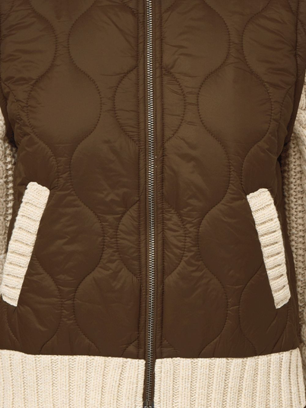 quilted-pattern jacket - 2