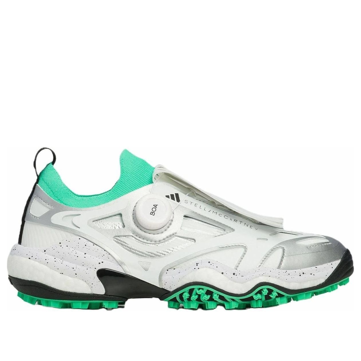 (WMNS) adidas Codechaos BOA by Stella McCartney 'Core White Bright Green Silver Metallic' JH8937 - 2