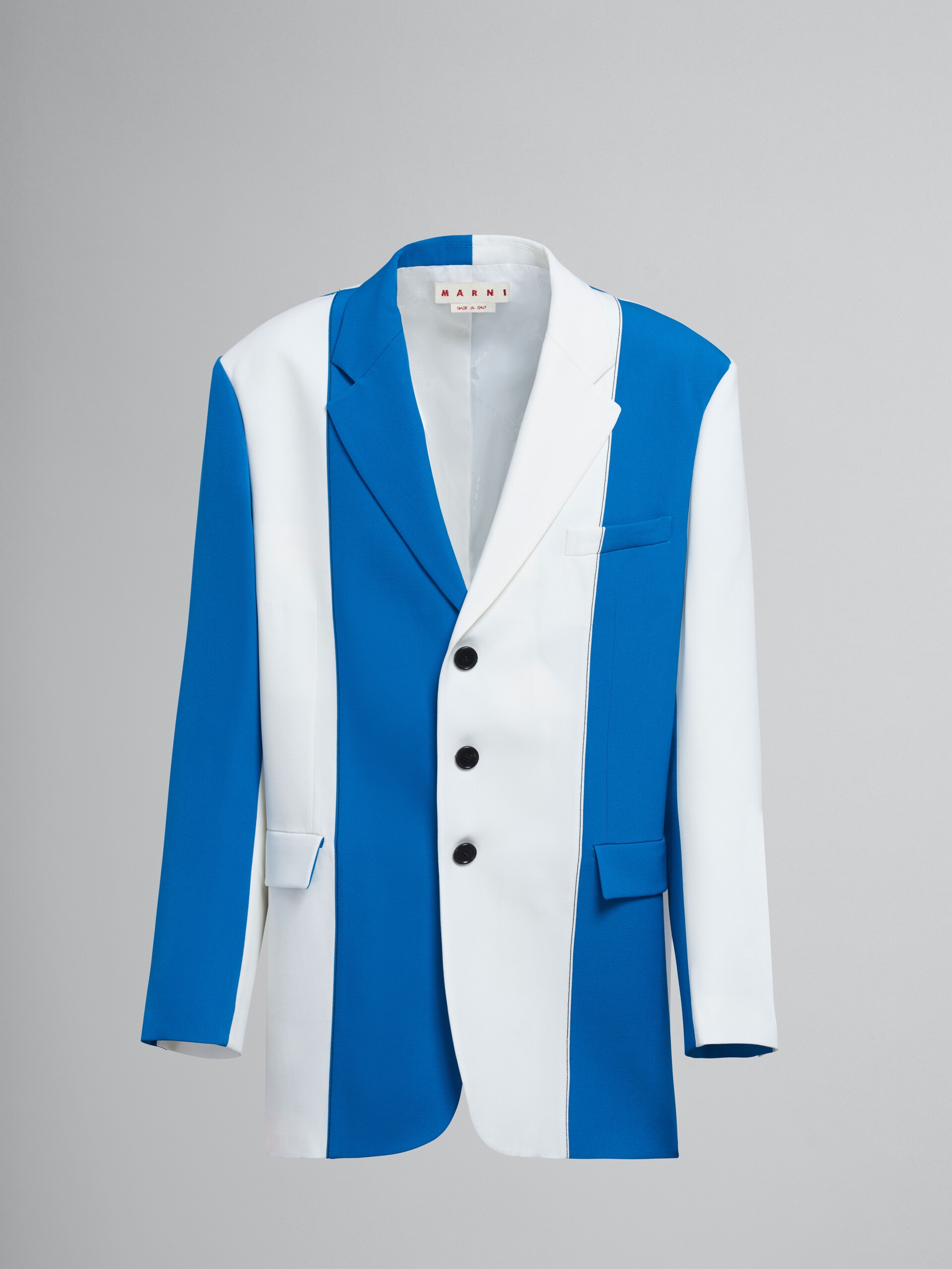 GRAIN DE POUDRE WOOL LONG BLAZER - 1