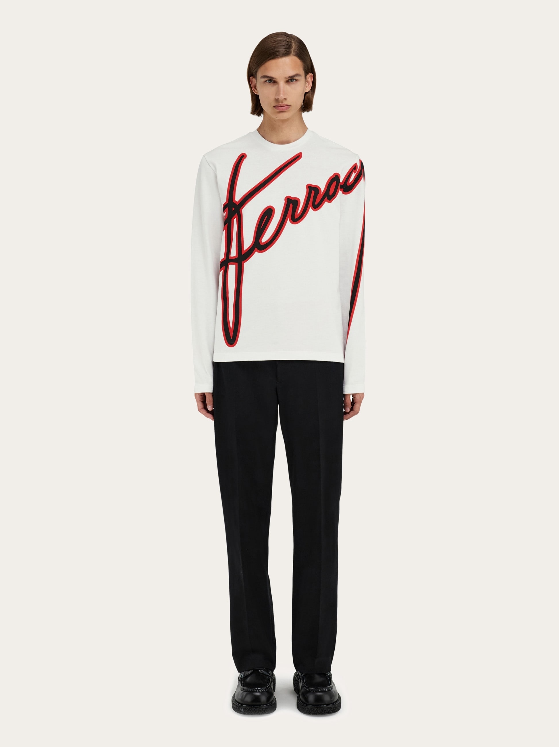 Long sleeved T-shirt with embroidered logo - 5