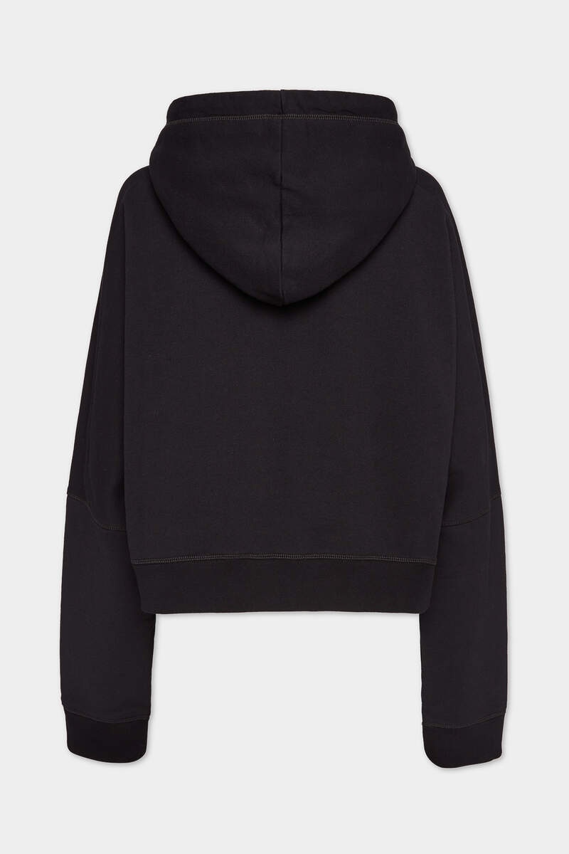 MAPLE LEAF  CROPPED FIT HOODIE SWEATSHIRT - 2
