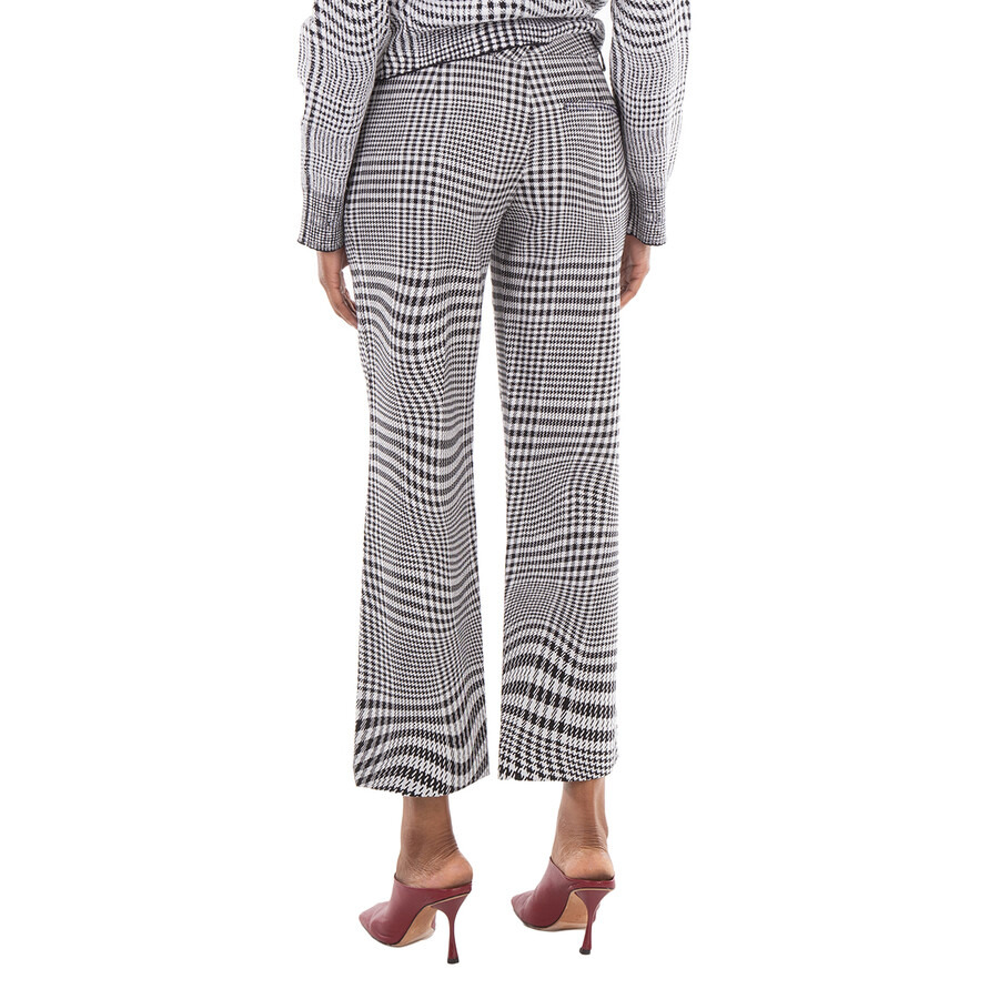 Burberry Monochrome Vintage Check Trousers - 4