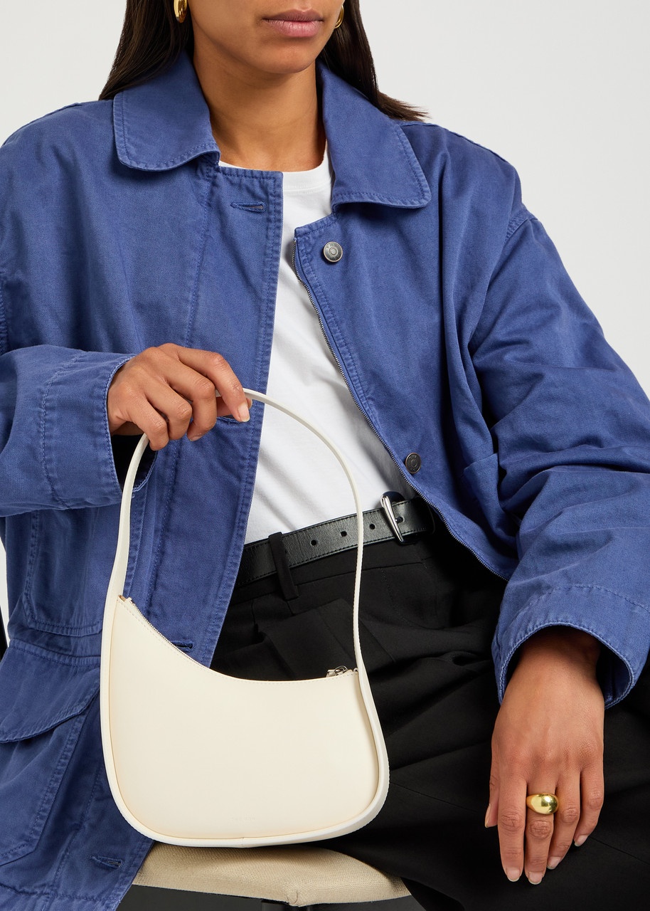 The Row Half Moon Leather Shoulder bag - 5