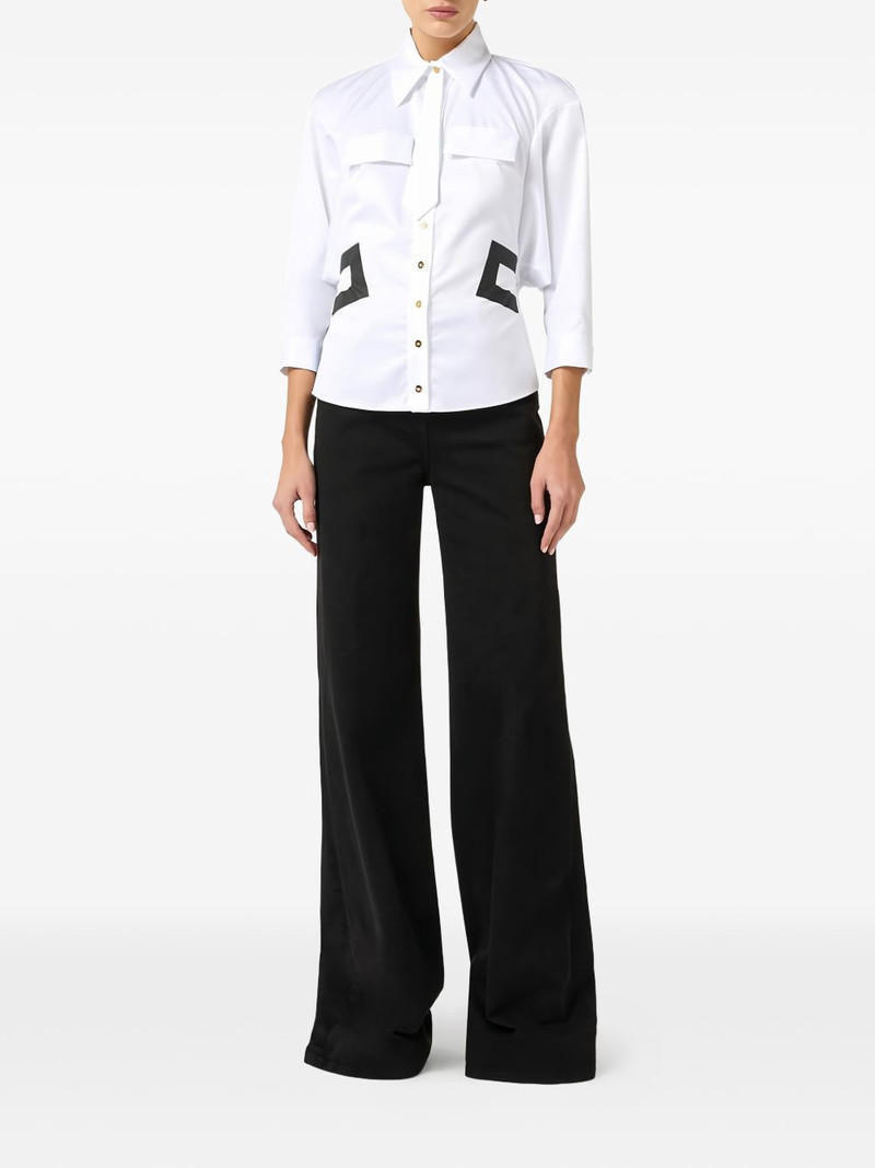 ELISABETTA FRANCHI tie-detail shirt outlook