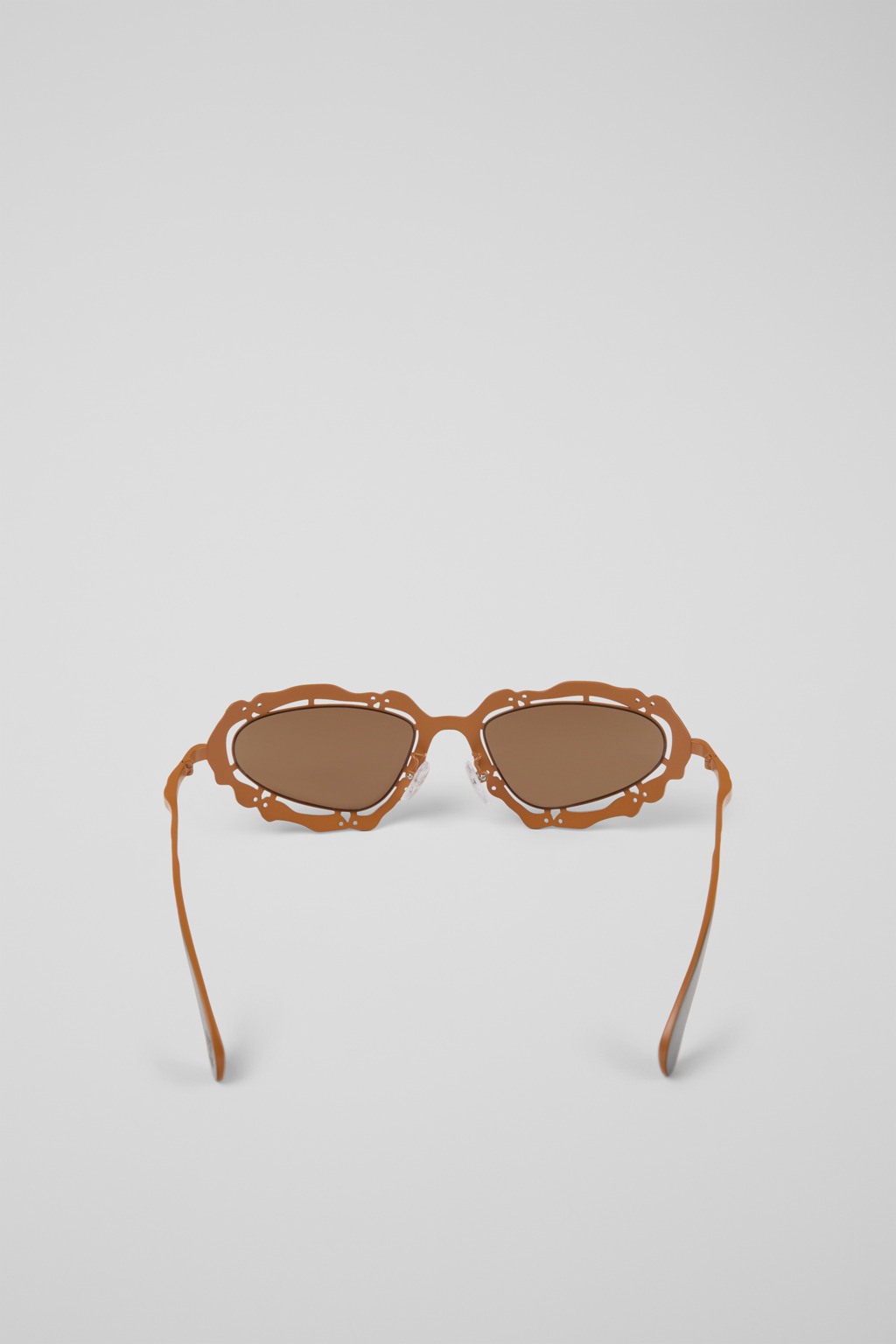 Black-terracotta NOPEA Metal Sunglasses - 4