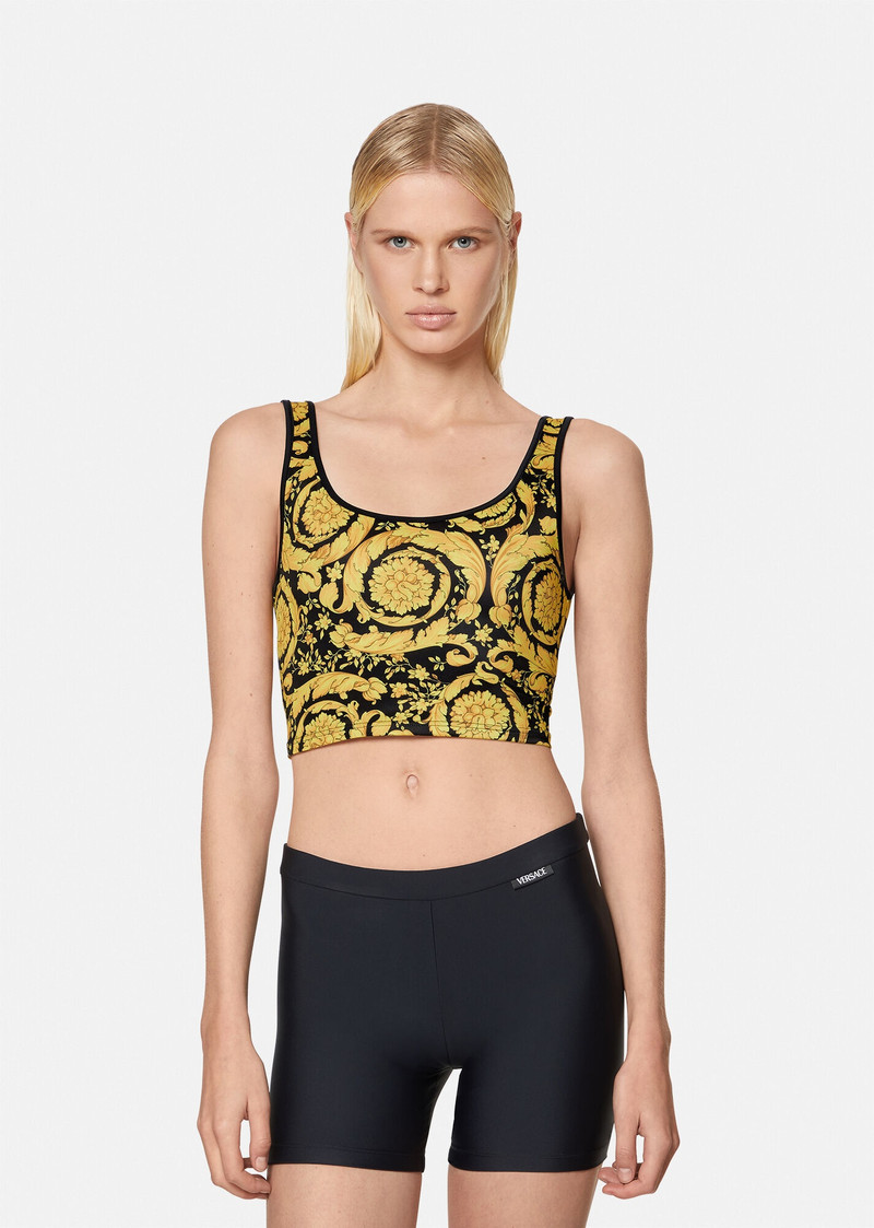 VERSACE Barocco Print Bikini Top outlook