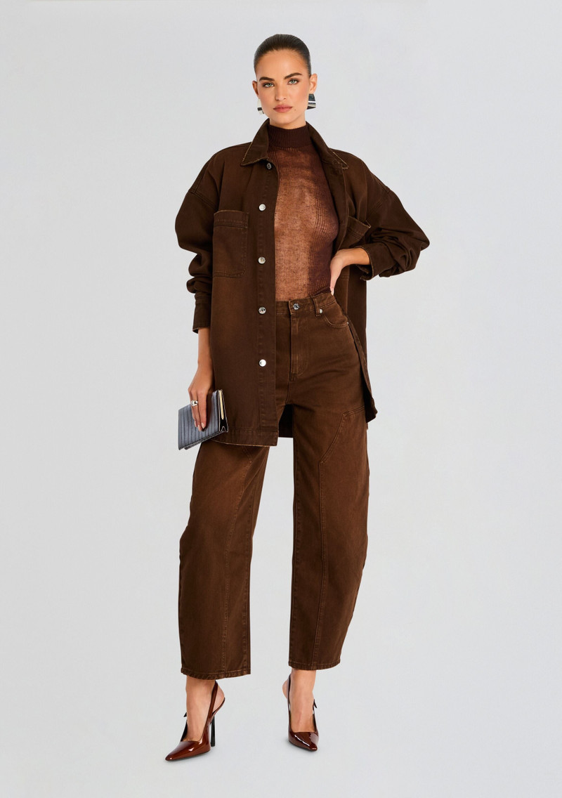 RETROFÊTE MARBEL MID RISE BARREL JEAN outlook