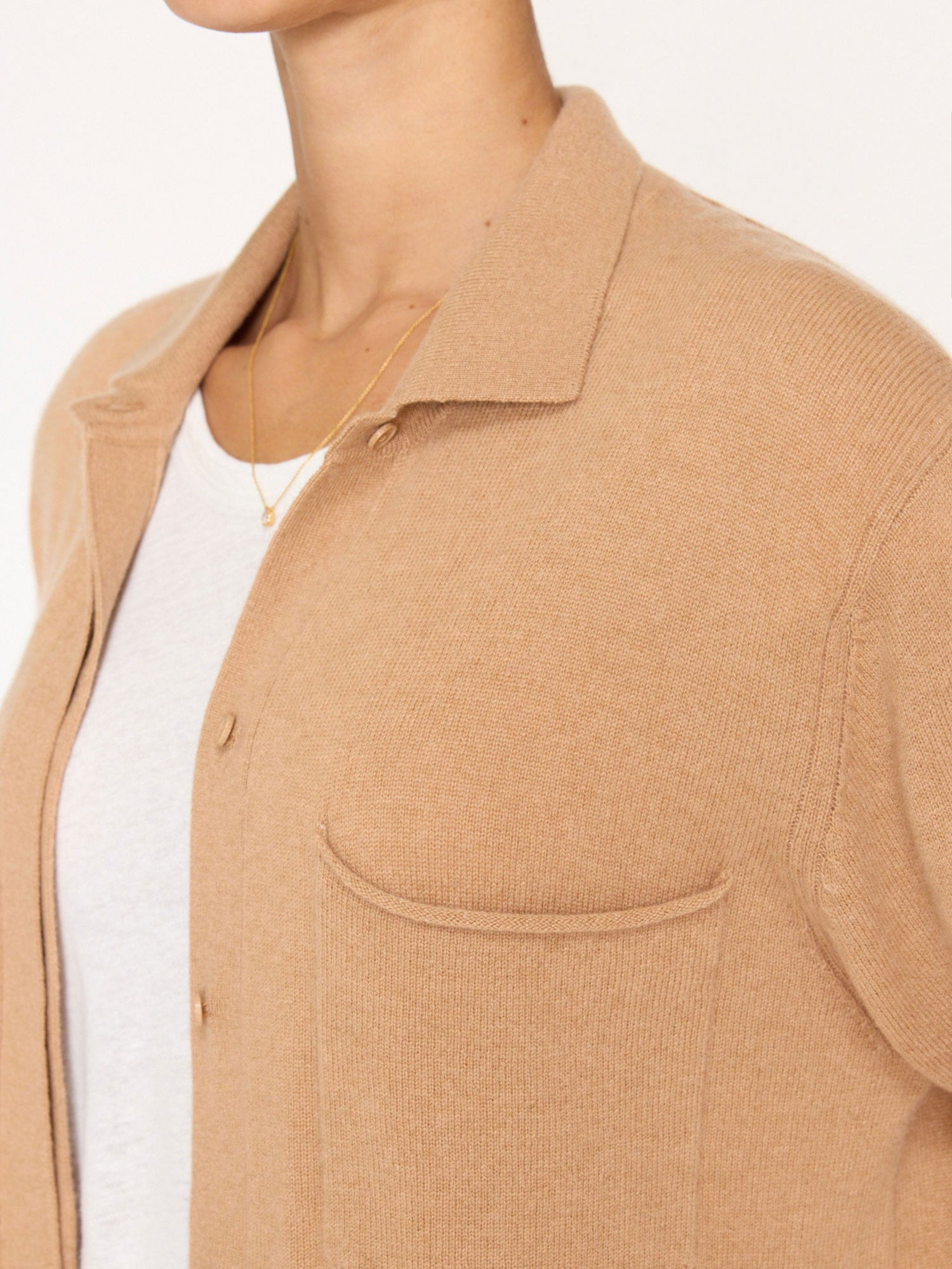 The Andre Luxe Cashmere Shacket - 7