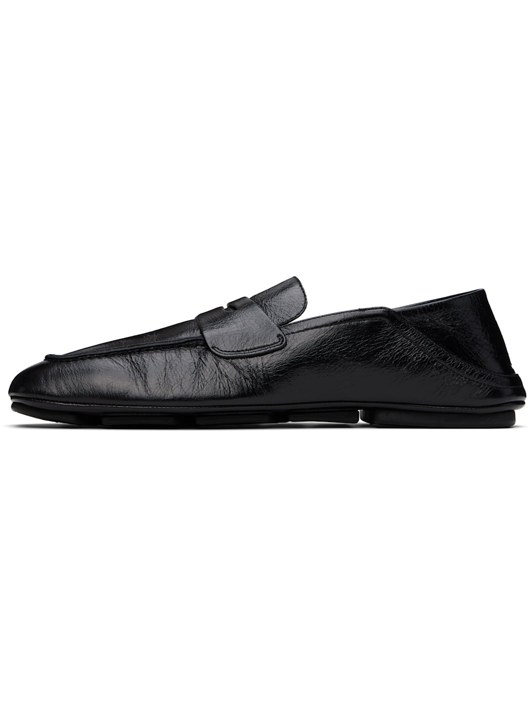 Black Calfskin Loafers - 3