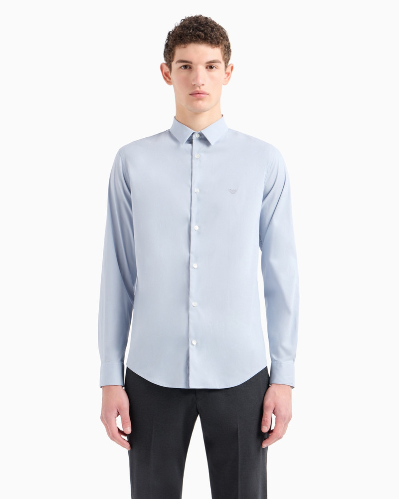 EMPORIO ARMANI Stretch nylon-blend shirt outlook