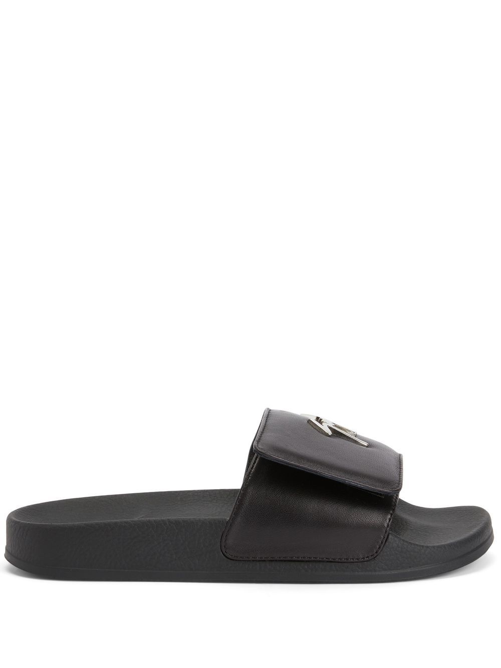 Signature-plaque touch-strap slides - 1