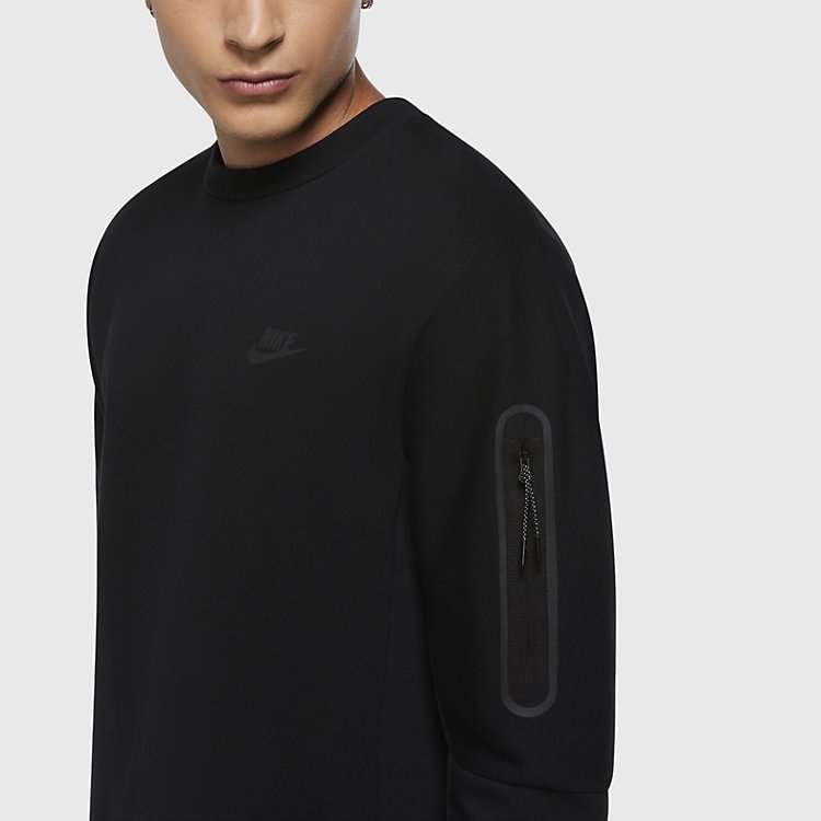 Nike Sportswear Tech Fleece Crew 'Black' CU4505-010 - 3