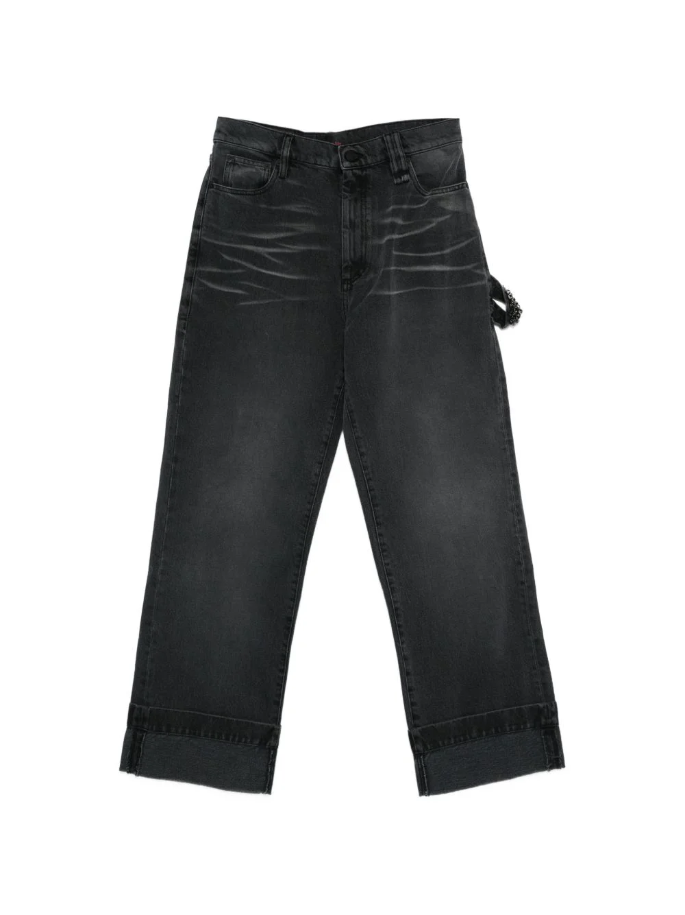 cuffed jeans - 1