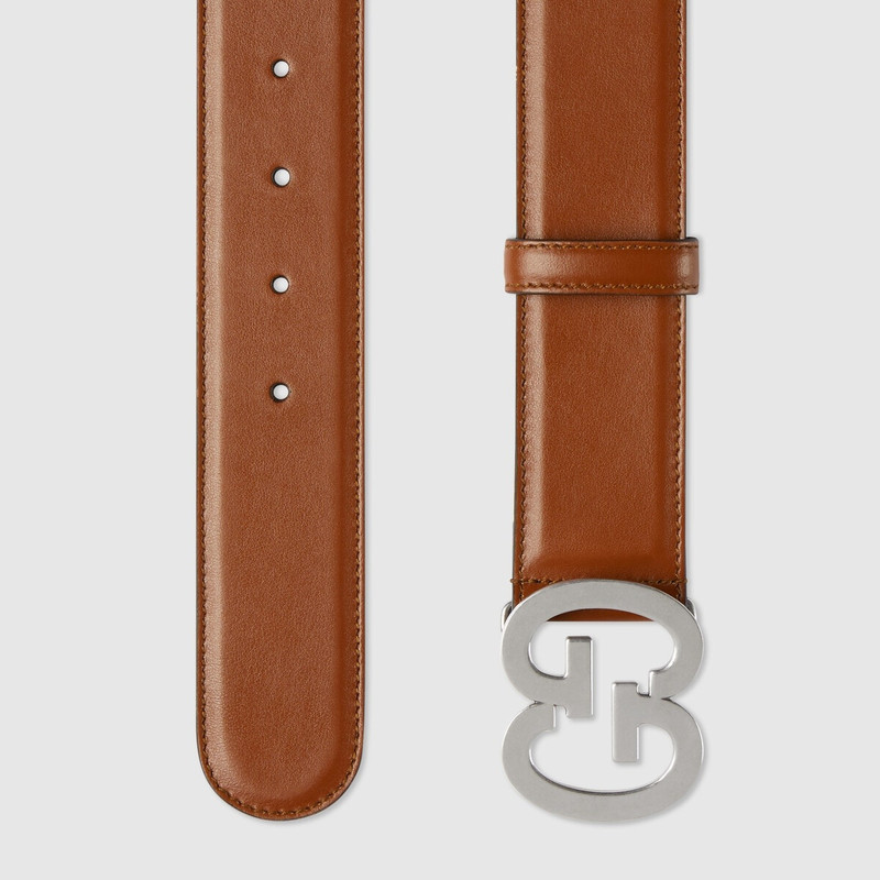 GUCCI GG buckle wide belt outlook