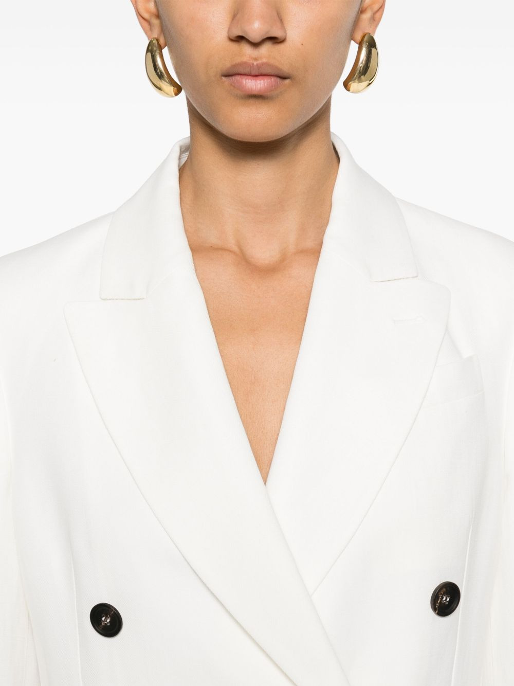 Brunello Cucinelli Women Double-Breasted Blazer - 3