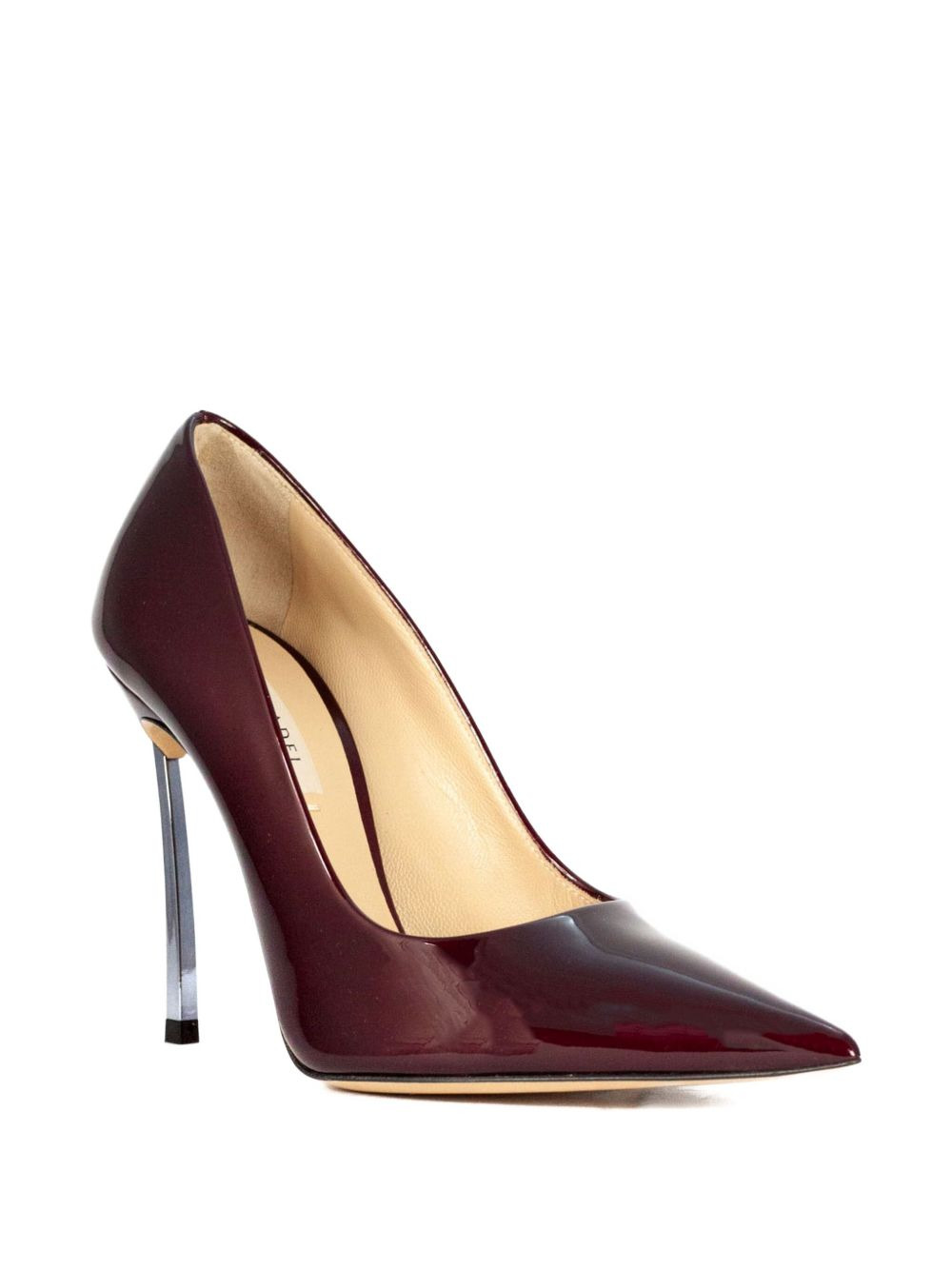 100mm Superblade patent leather pointed stiletto pumps - 2