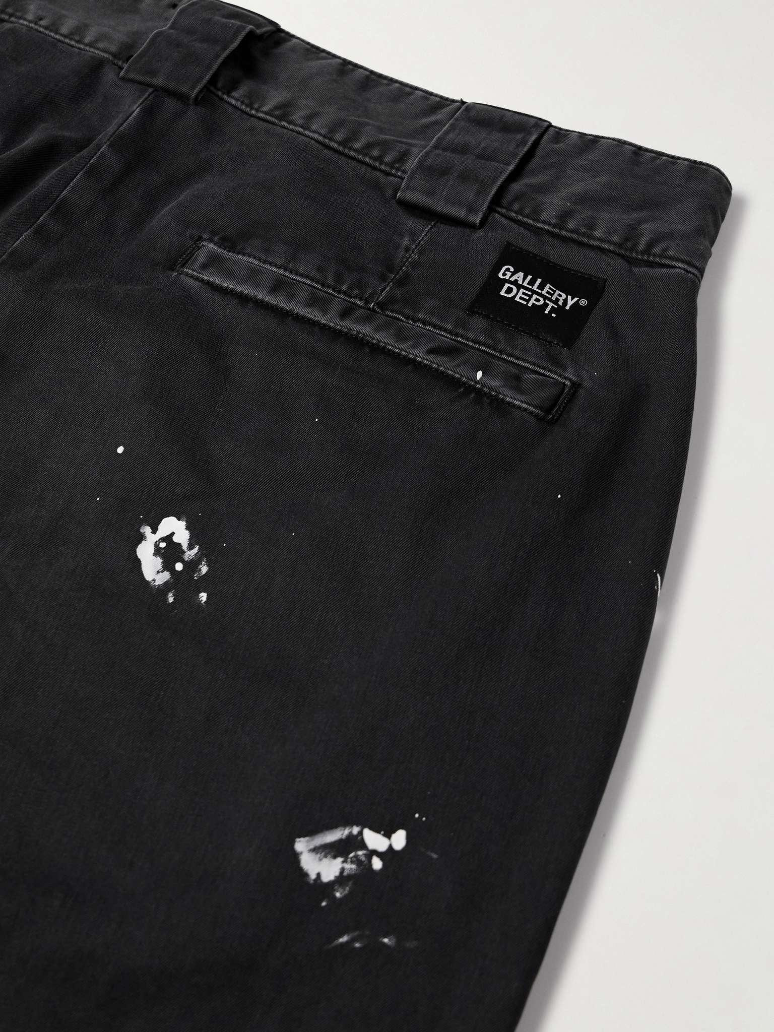 Slim-Fit Flared Paint-Splattered Jeans - 5
