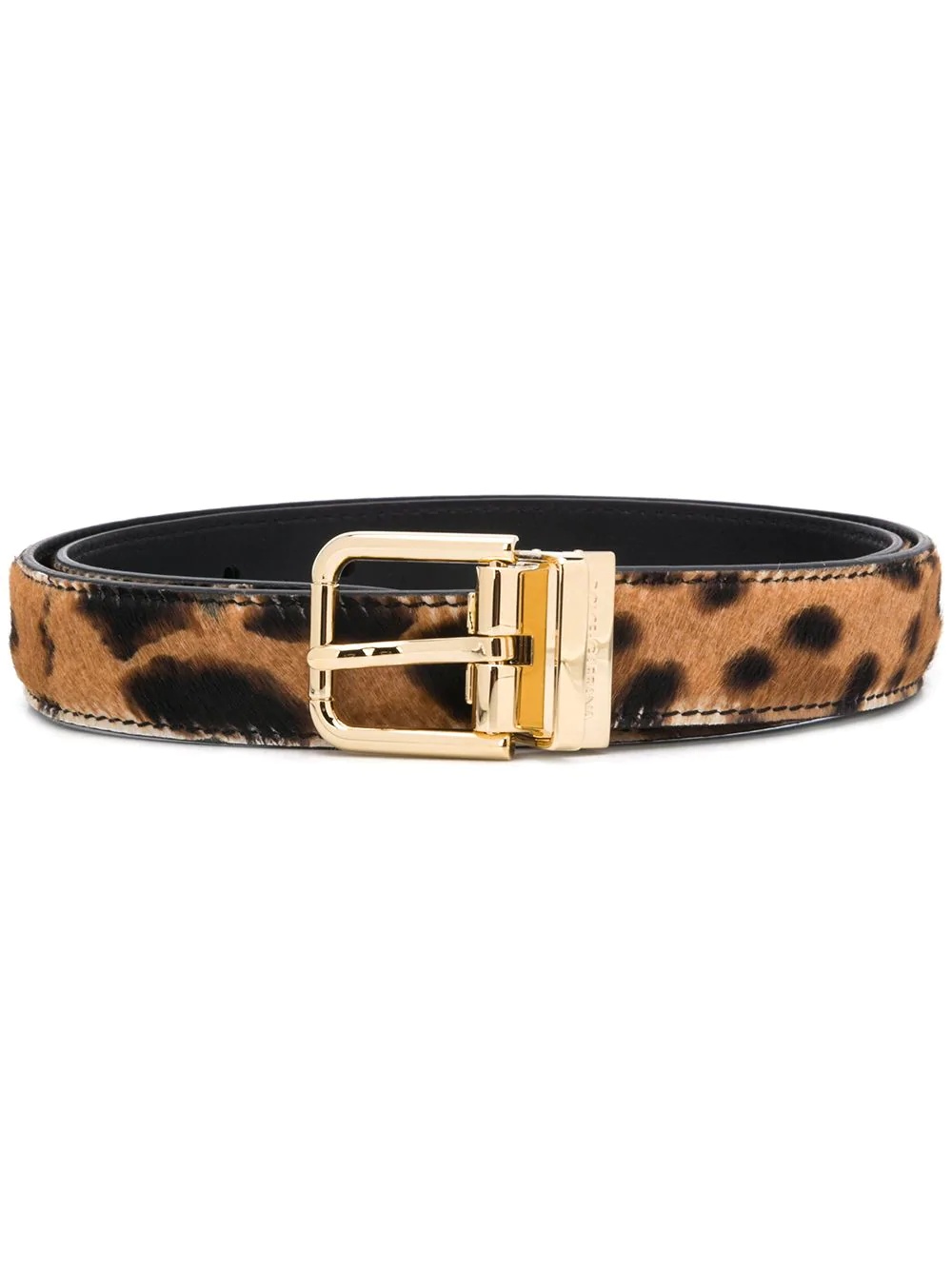 adjustable leopard print belt - 1