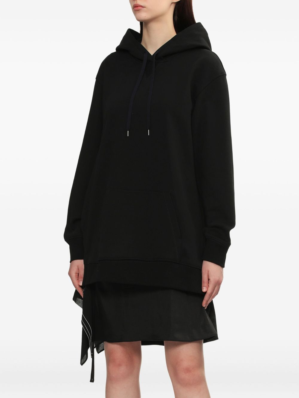 hooded draped dress - 3