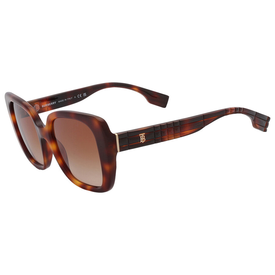 Burberry Helena Brown Gradient Square Ladies Sunglasses BE4371 331613 52 - 4
