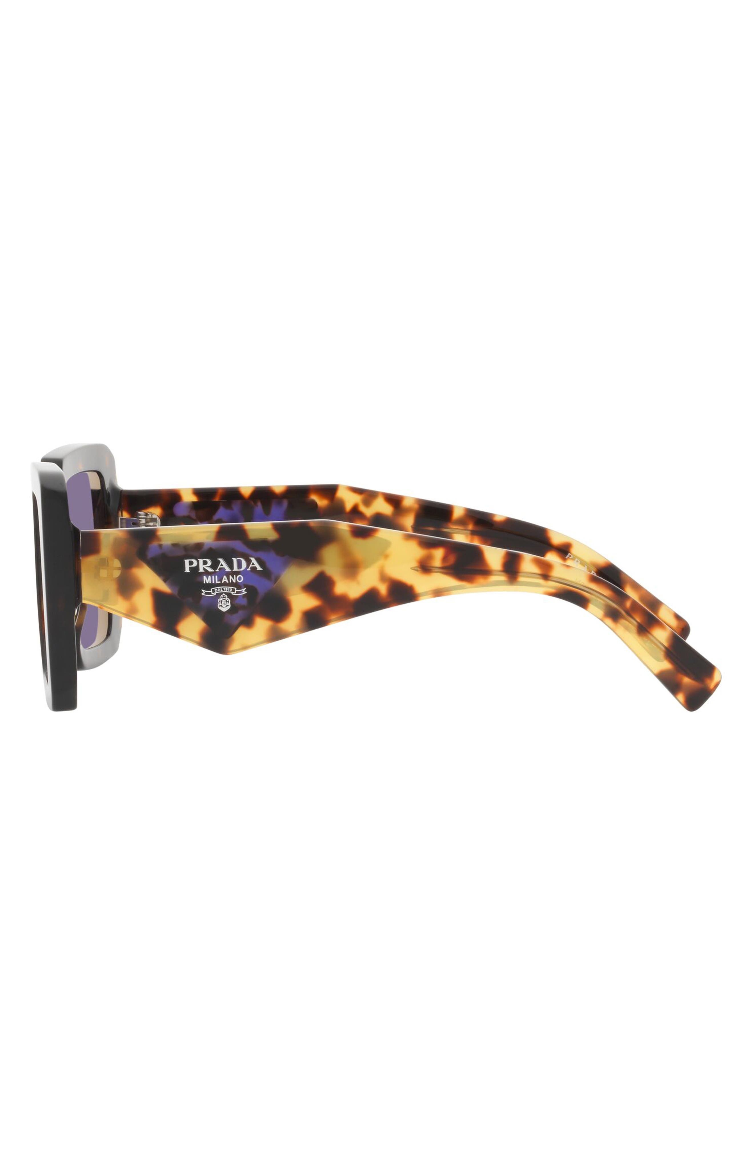 51mm Tortoise Square Sunglasses - 3