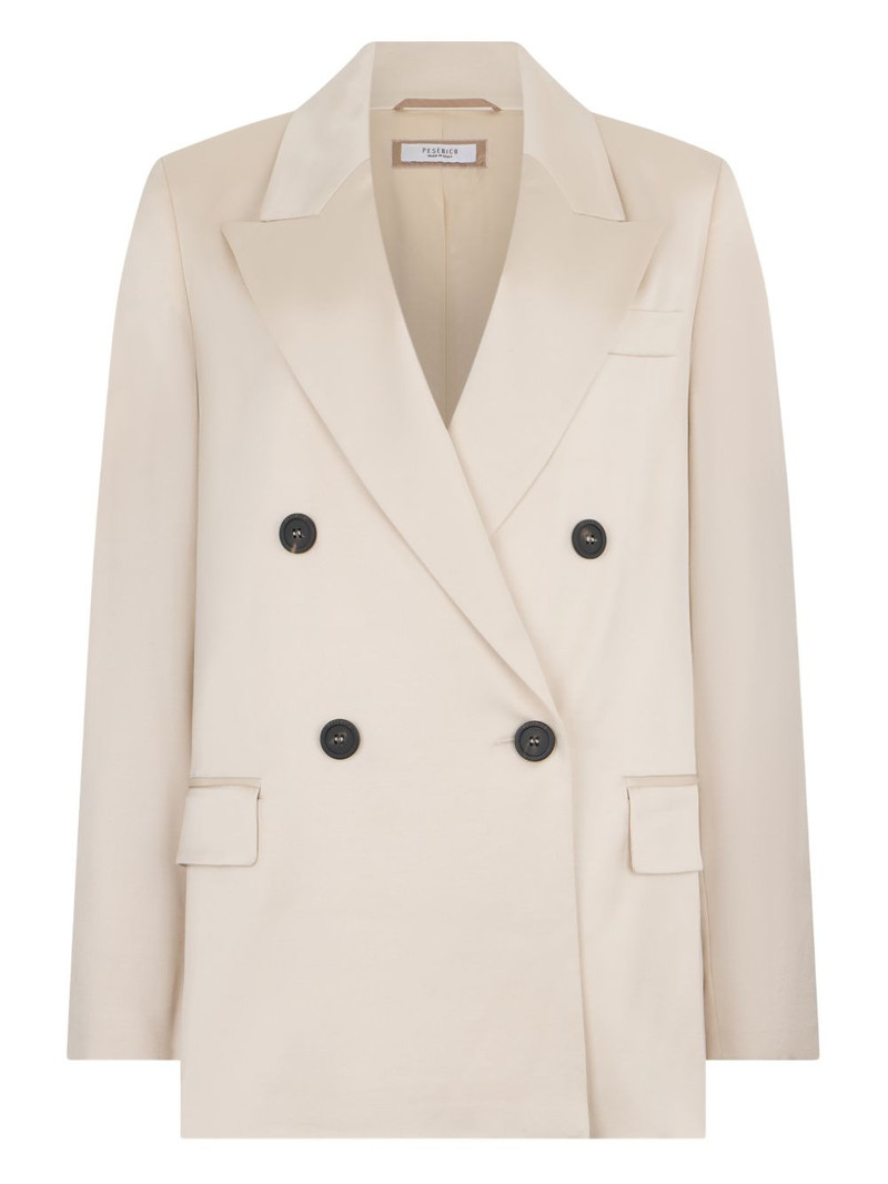 double-breasted long-sleeve blazer 1