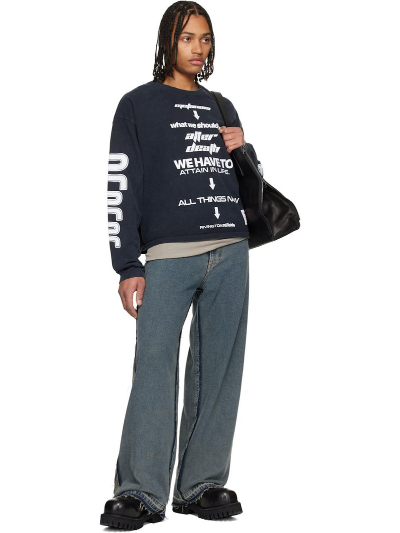 RRR123 Black 'After Death' CVA LS T-shirt outlook