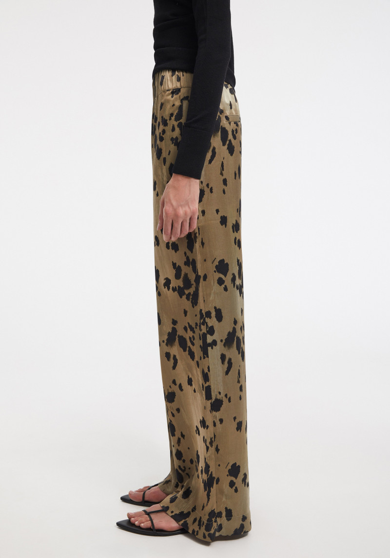 CRUST Animal print silk-blend pants 5