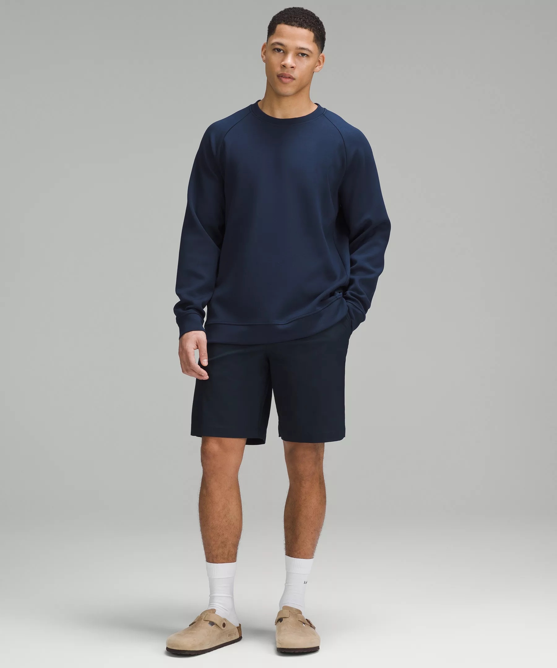 Relaxed-Fit Smooth Twill Short 9" - 2