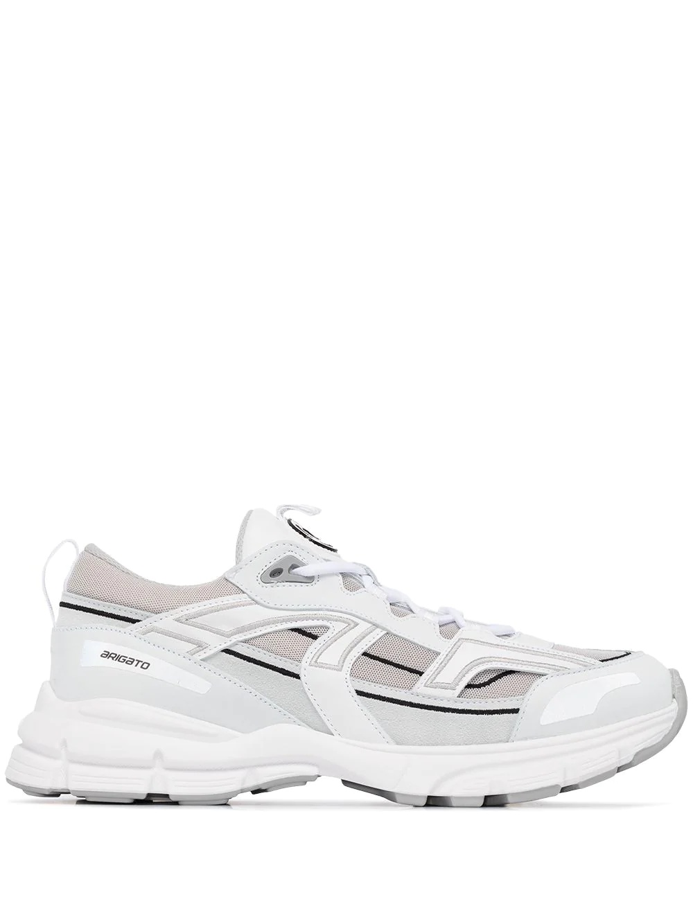 white marathon sneakers - 1