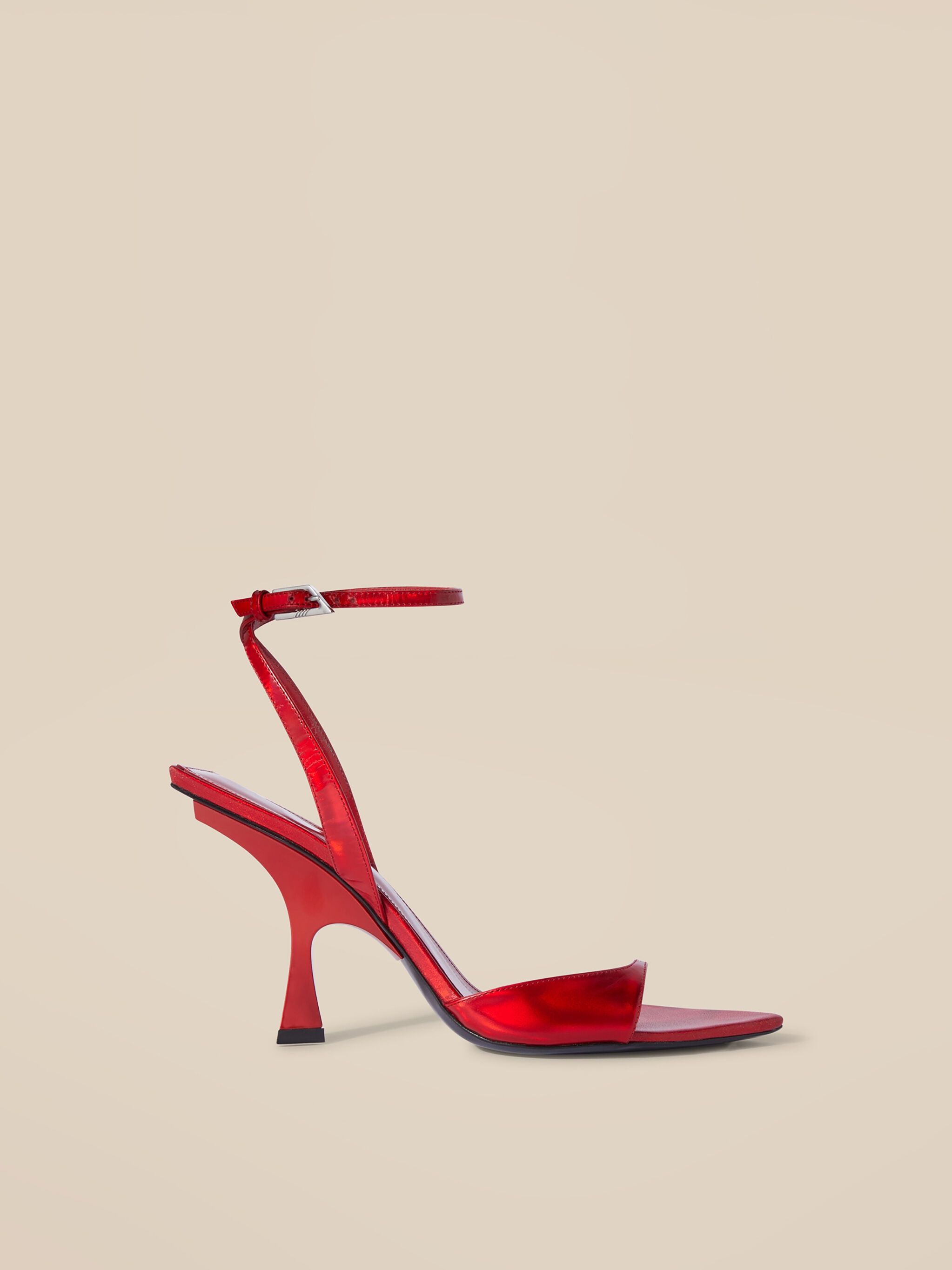 ''GG'' SANDAL MISMATCHED VIBRANT RED - 1