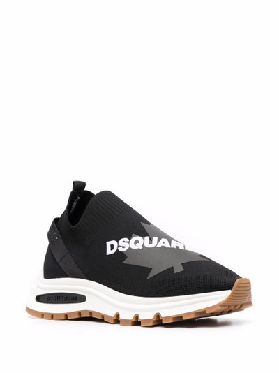 DSQUARED2 logo-print low-top sneakers outlook