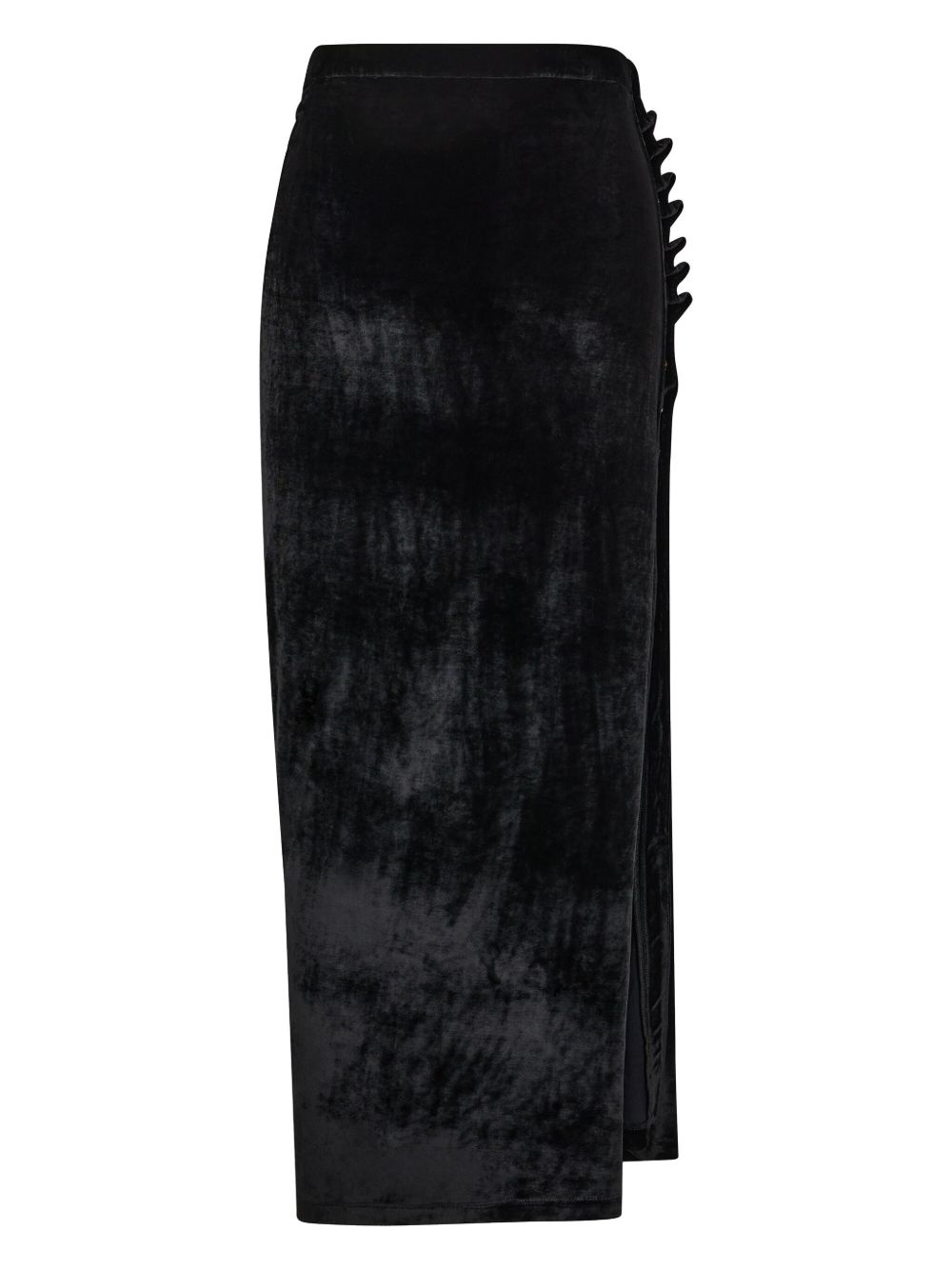 velvet maxi skirt - 6