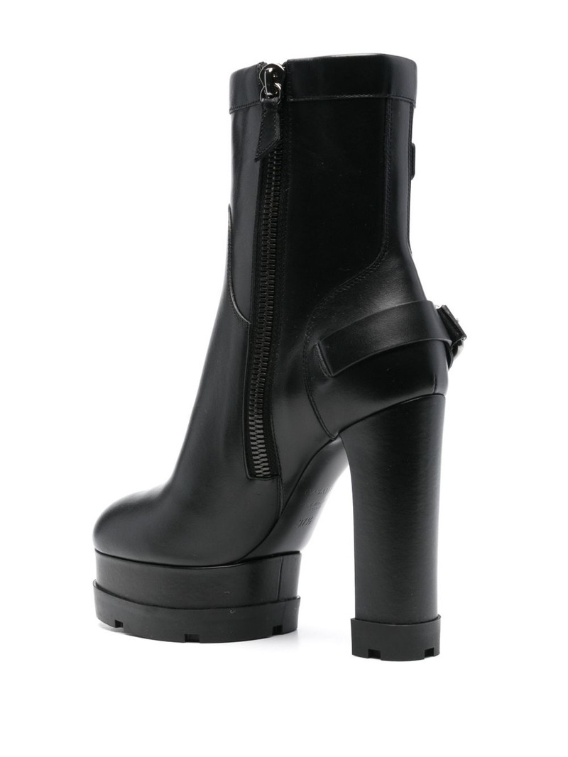 130mm leather ankle boots 3