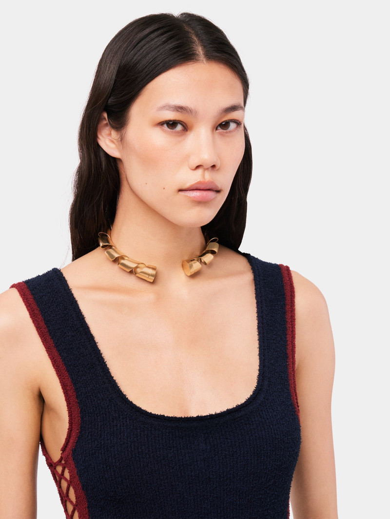 rabanne XL LINK TWIST CHOKER outlook