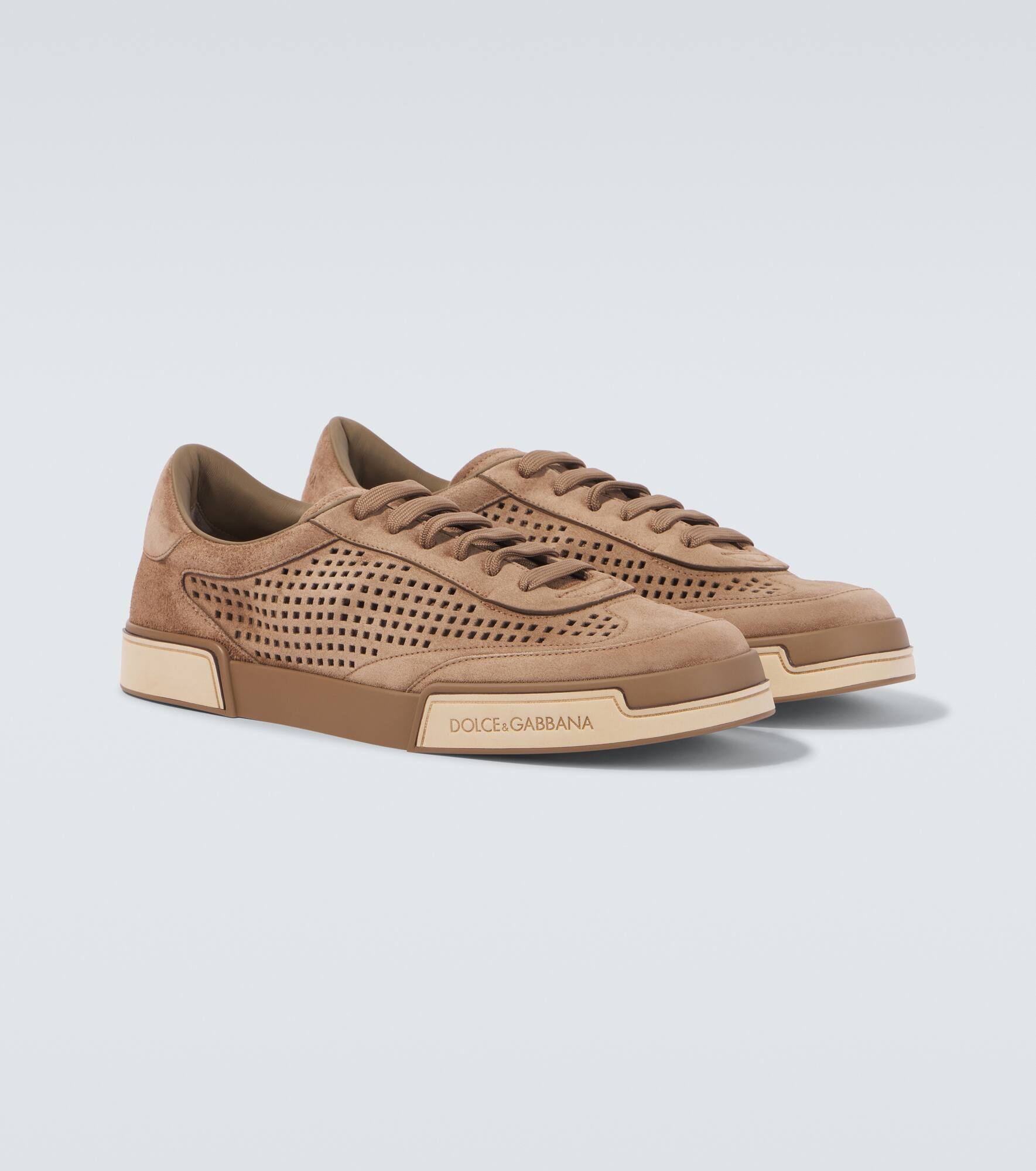 Portofino Yacht logo suede sneakers - 4
