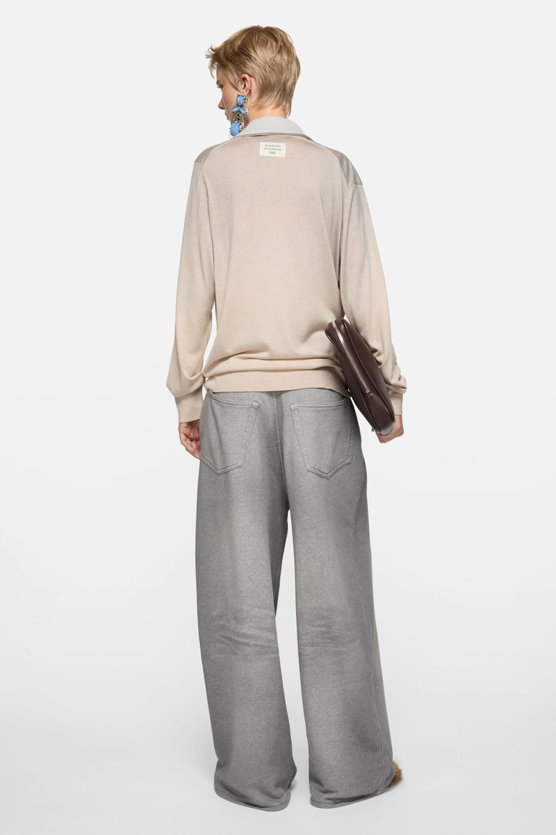 Fleece trousers - Light Grey Melange 3