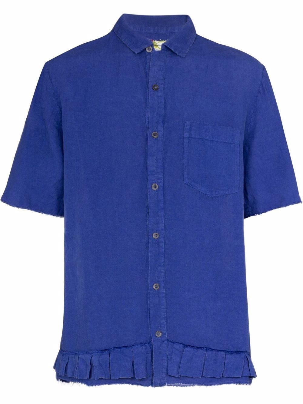 Chico frilled-hem short-sleeved shirt - 1