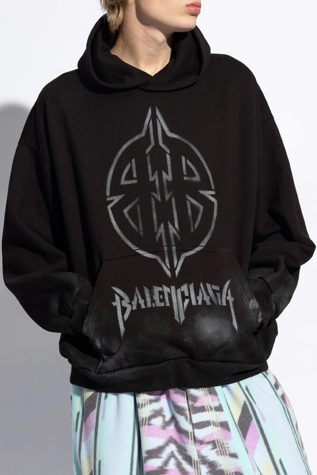 'Metal BB Stencil' hoodie - 5