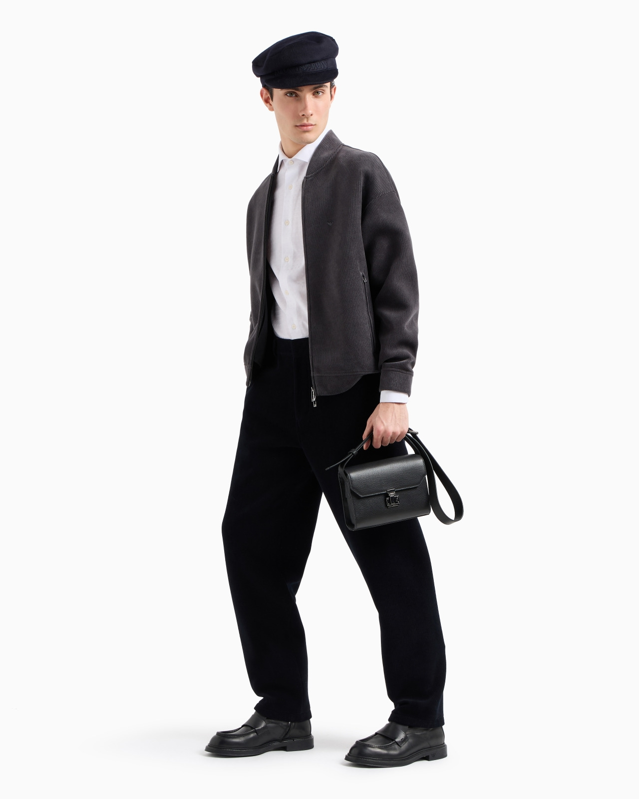 Ribbed velour trousers - 4