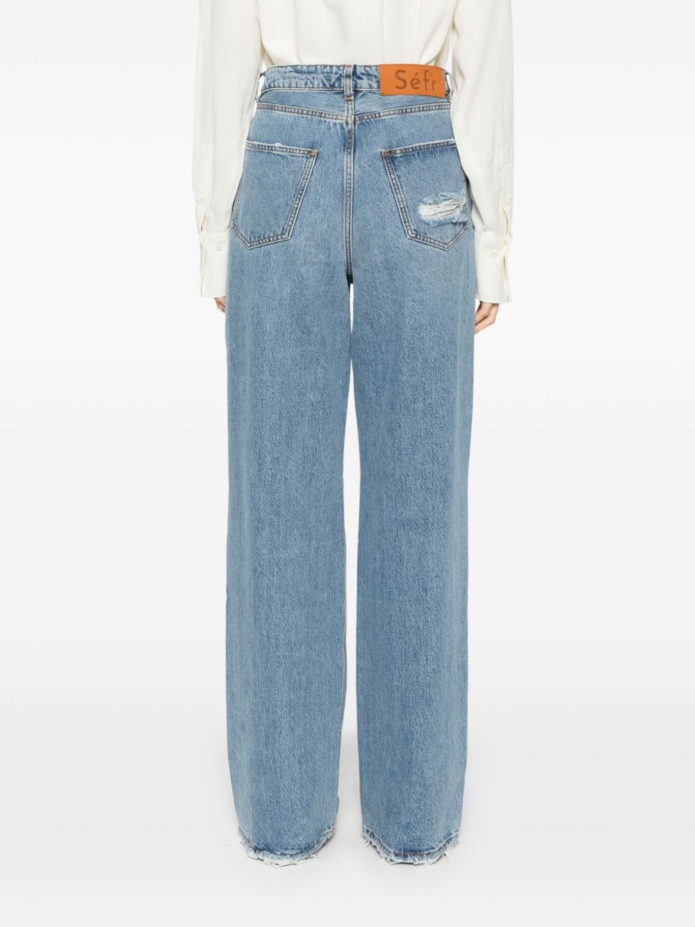wide-leg jeans - 4