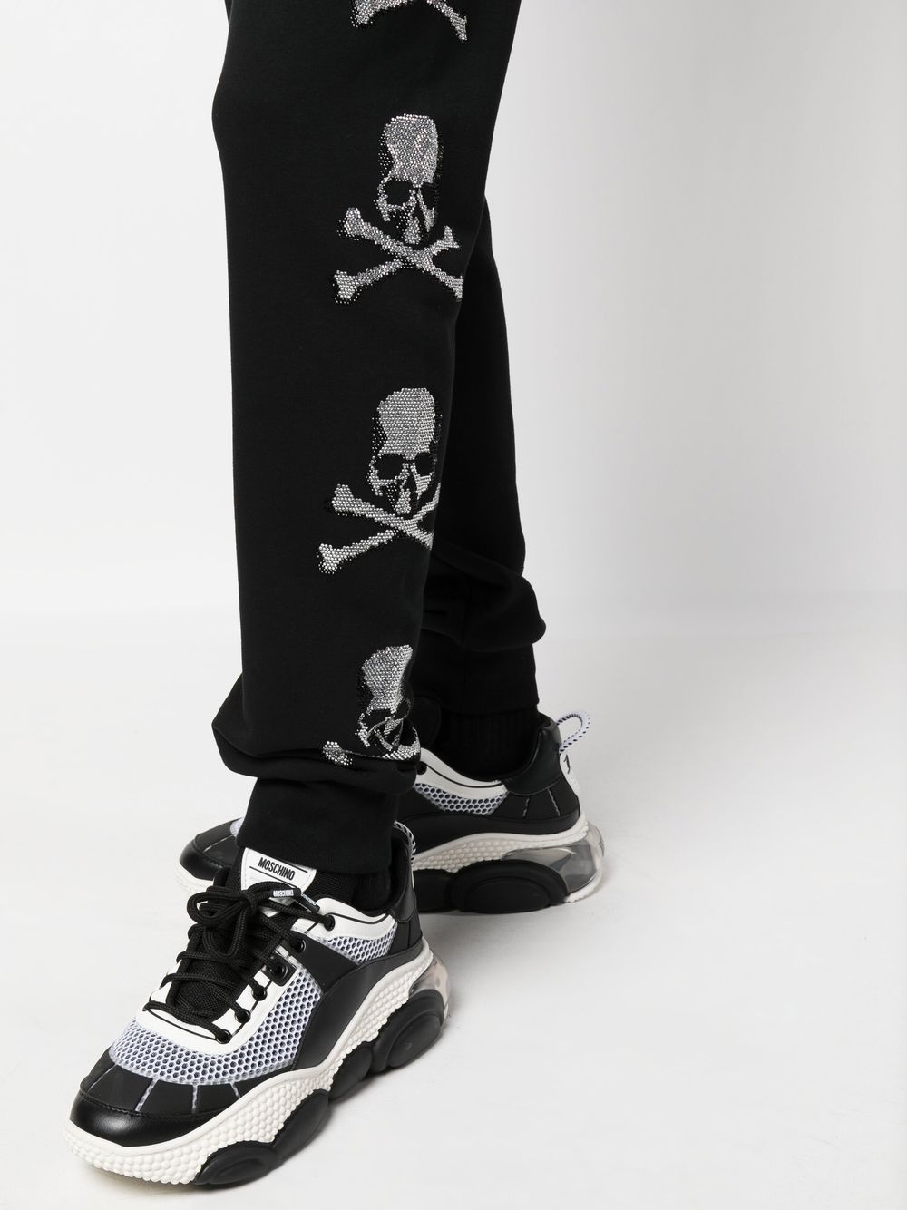 skull-motif track jacket - 6