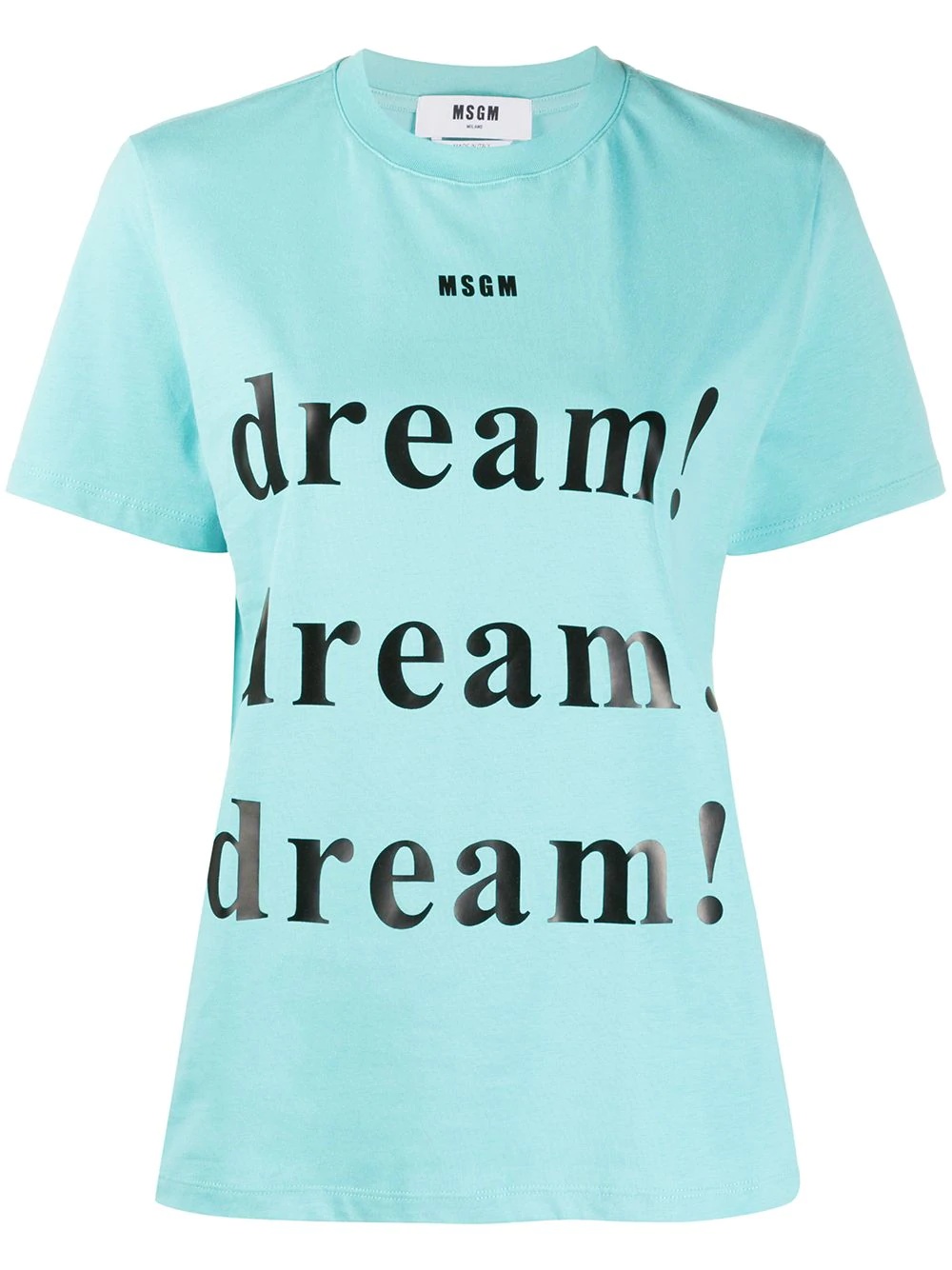 slogan print T-shirt - 1