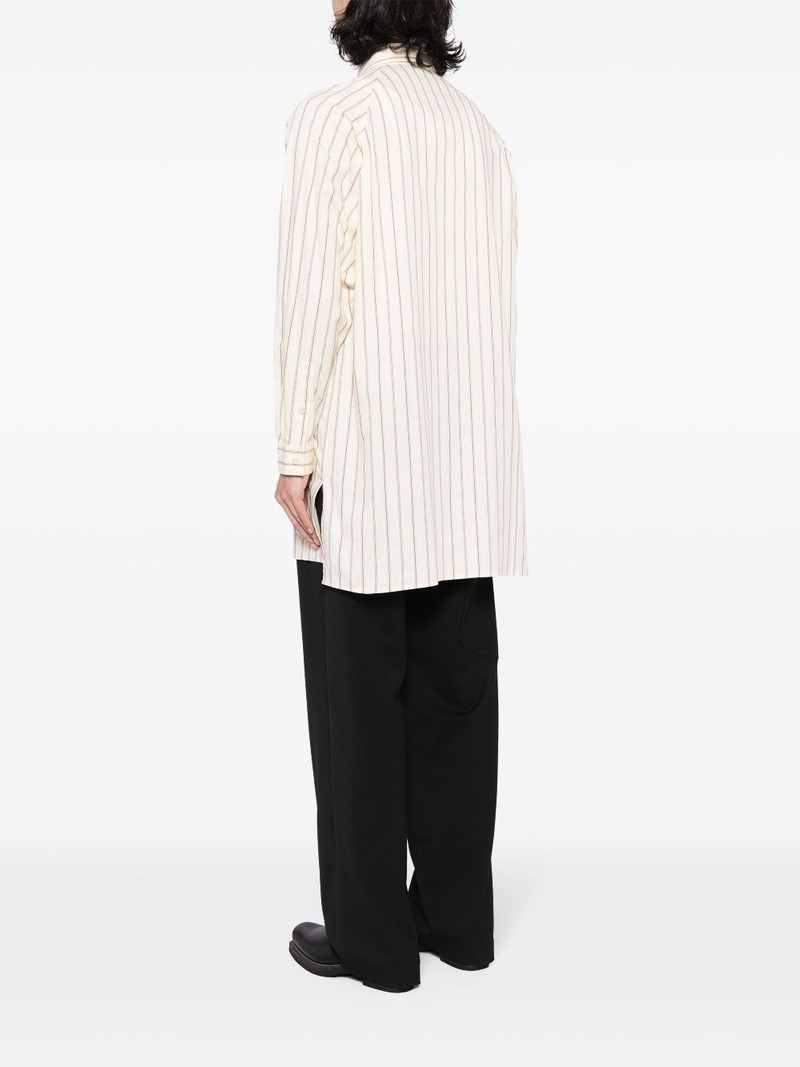portrait-print striped shirt 4