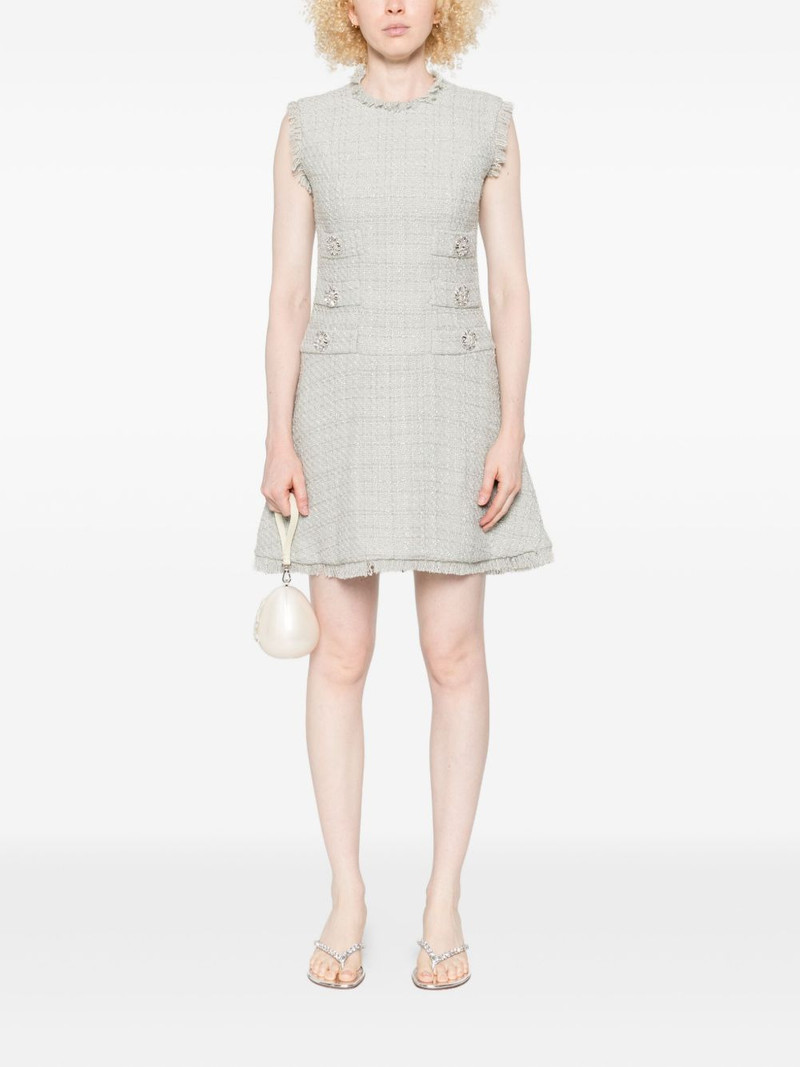 COSTARELLOS tweed mini dress outlook