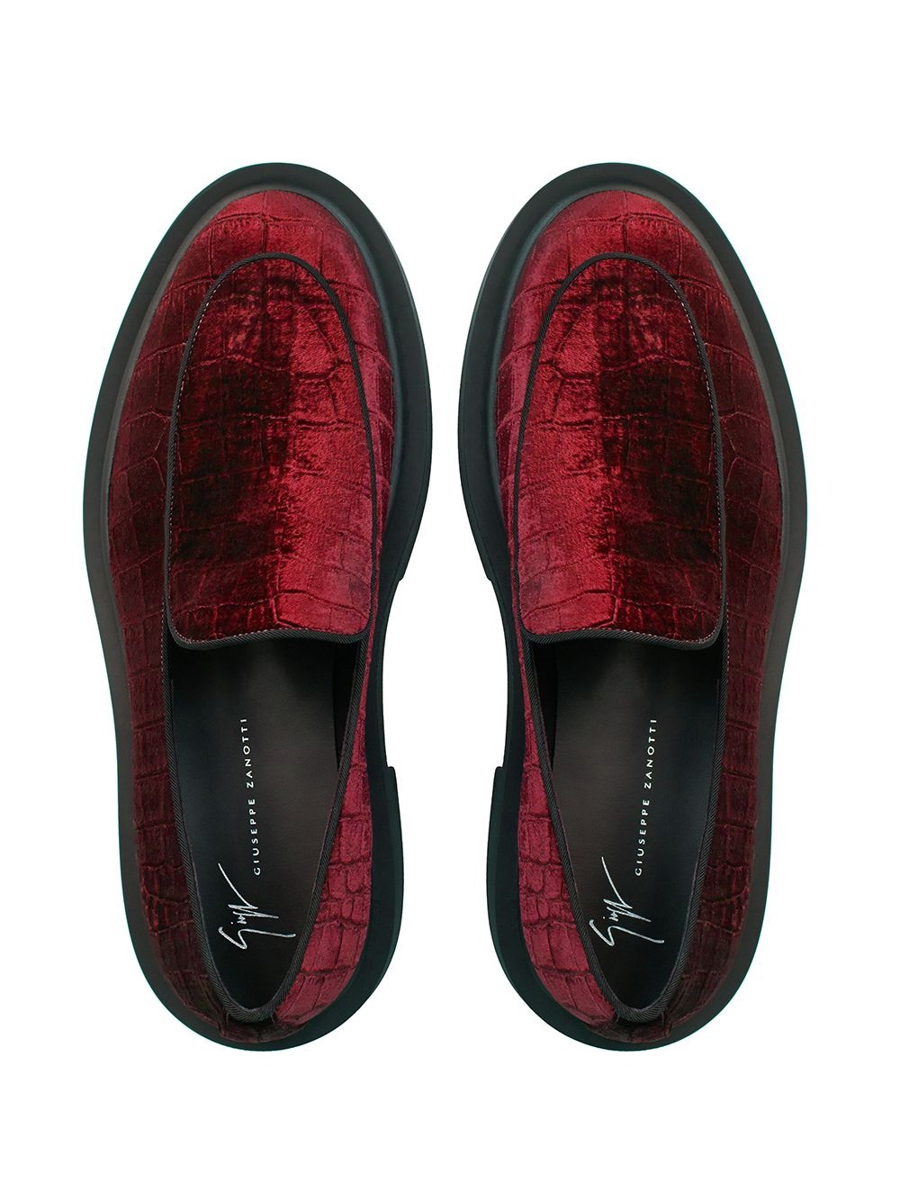 Achille velvet loafers - 4