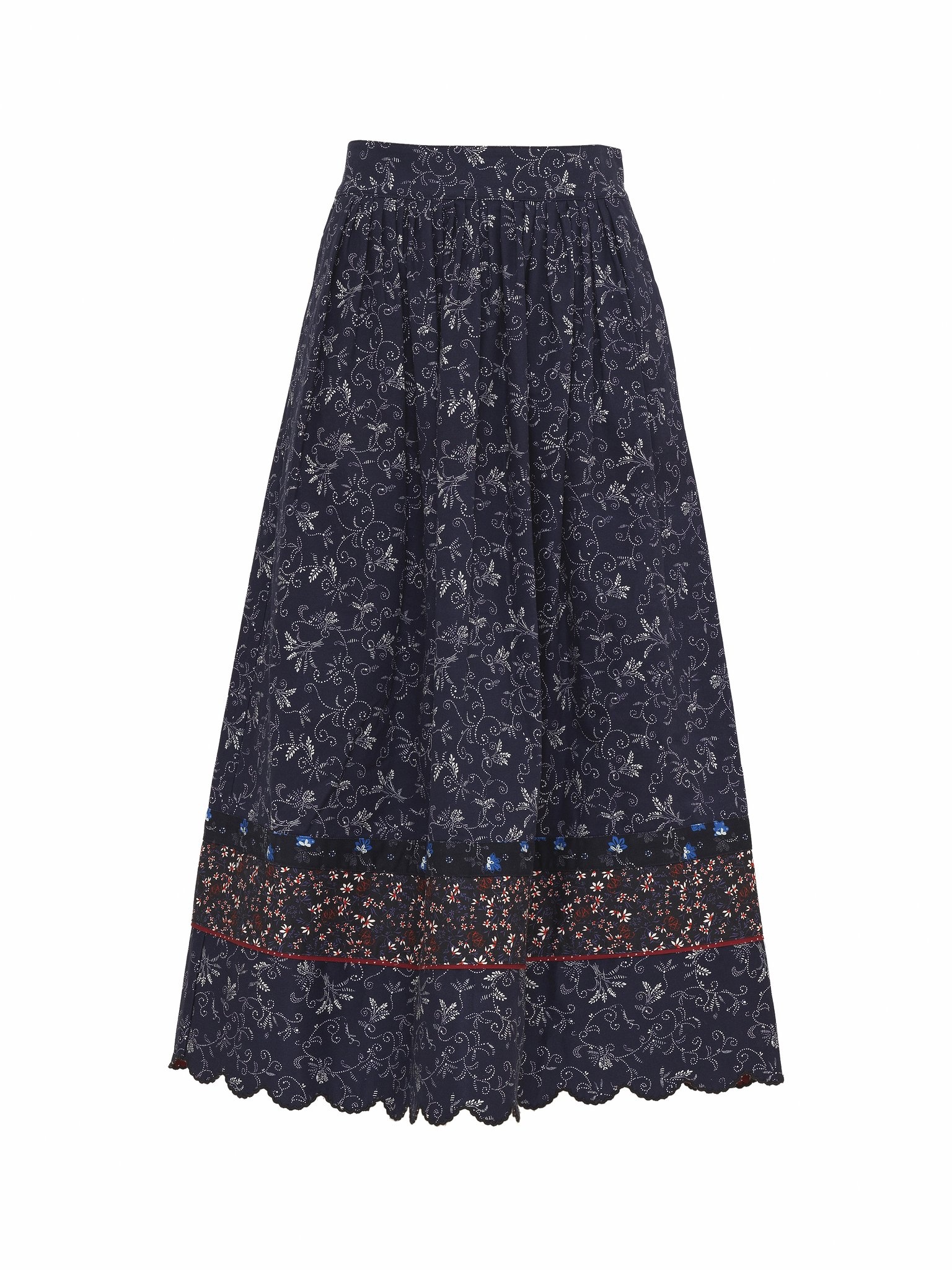 PUFF MIDI SKIRT - 1