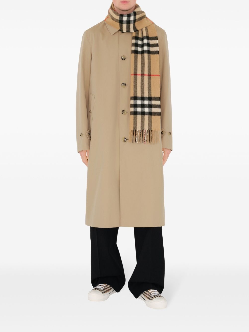 The Classic Check cashmere scarf - 3